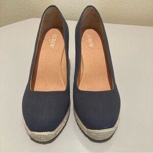 J. Crew Women's Dark Blue Espadrille Flats